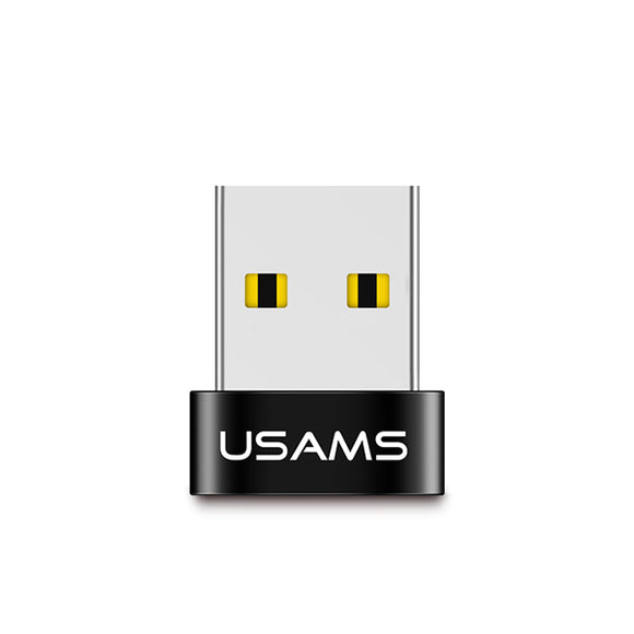 USAMS 2 in 1 2.4A USB Male to Type C Female OTG Adapter Data Sync Charging For Oneplus 5t Xiaomi 6