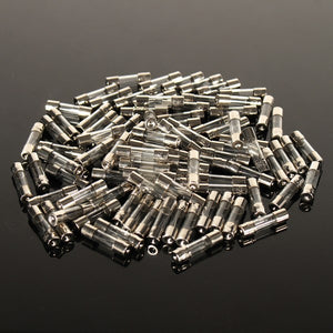 100Pcs Electric Equipment 2Amp 250V Glass Tube Fuse Slow Blow 20mm x 5mm