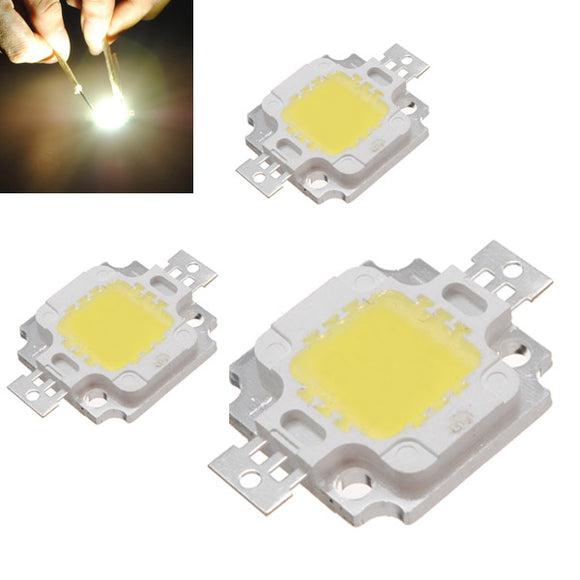 3pcs 10W 900LM White High Bright LED Light Lamp Chip DC 9-12V