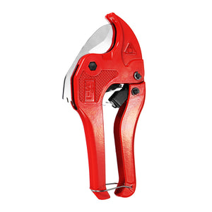 MPT MHF01002 42mm PVC Pipe Plumbing Tube Plastic Hose Ratcheting Cutter Pliers Pipe Cutting Tool