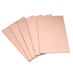 5pcs 100x150x0.8mm Double-sided Copper PCB Board FR4 Fiberglass Board