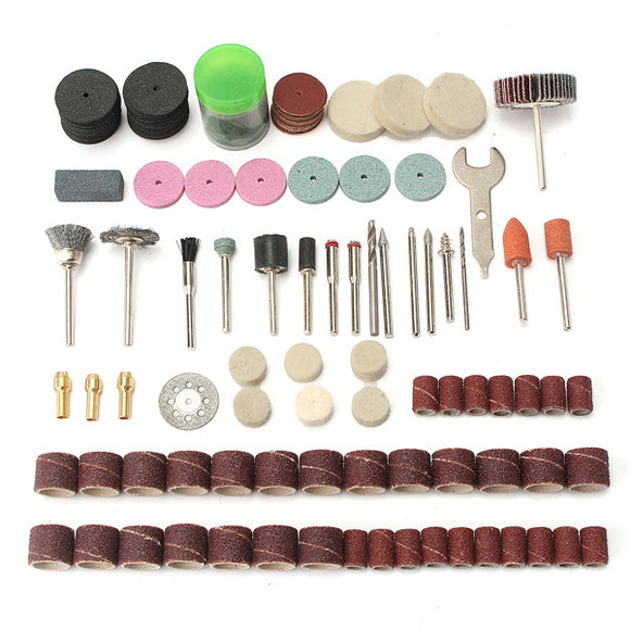 200pcs Rotary Polishing Tool Accessory Set Polishing Sanding Kit for Crafting