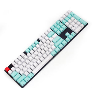 104 Key PBT OEM Profile Thick Side Printed Keycaps for Cherry MX Switches Keyboard