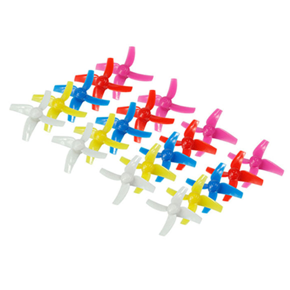 20PCS 48mm 4-Blade Propeller Sets For KINGKONG/LDARC TINY 8X RC Drone Quadcopter