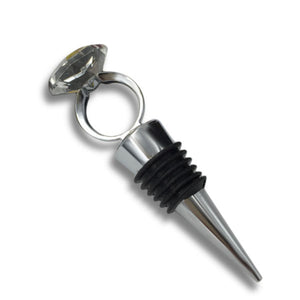 KCASA KC-SP14 Wine Cork Diamond Ring Corkscrew Wine Bottle Stopper Wine Pourer Tie Plug