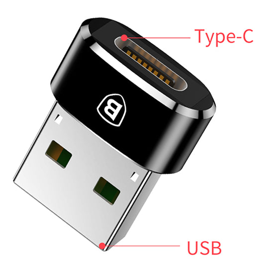 Baseus USB Male to USB Type C Female OTG Adapter Cable Converter For Nexus 5x 6p Oneplus 3 Xiaomi 6