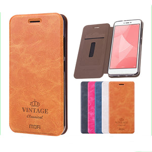 MOFI PU Leather Flip With Stand Card Holder Case For Xiaomi Redmi 4X/Xiaomi Redmi 4X Global Edition