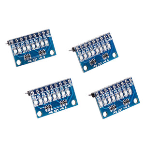 3.3V 5V 8 Bit Blue/Red Common Anode/Cathode LED Indicator Display Module DIY Kit