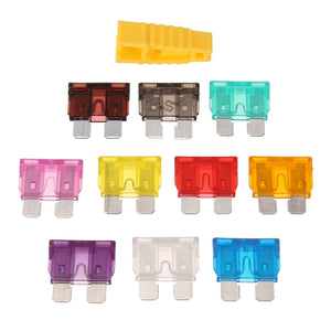 10Pcs 2/3/5/10/15/20/25/30/35/40A Assorted Fuse Assortment Kits Sets