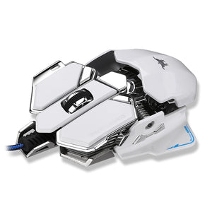 Combaterwing 4800DPI USB Wired Professional Gaming Mouse Programmable 10 Buttons RGB Breathing LED