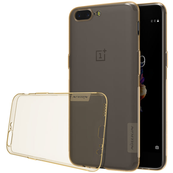 NILLKIN Ultra Thin Translucent Soft TPU Protective Back Case For OnePlus 5