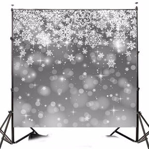 10x10FT Vinyl Winter Snow Flower Photography Backdrop Background Studio Prop