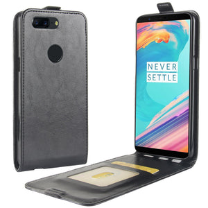 Bakeey Flip Wallet Card Slot Stand PU Leather Back Cover Protective Case For OnePlus 5T