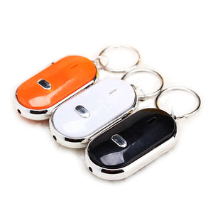 Whistle Key Finder Keychain Sound LED With Whistle Claps