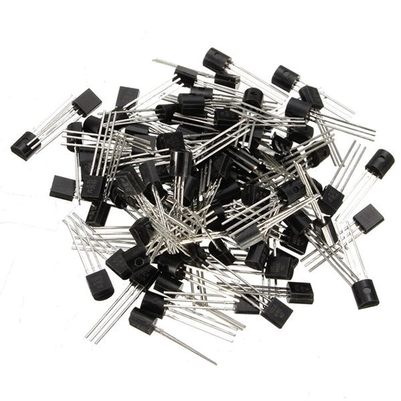 100Pcs 2N3904 TO-92 NPN General Purpose Transistor