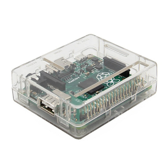 Original Raspberry Pi Model A+ 512MB RAM Upgraded Version And Matching Transparent ABS Case Kit