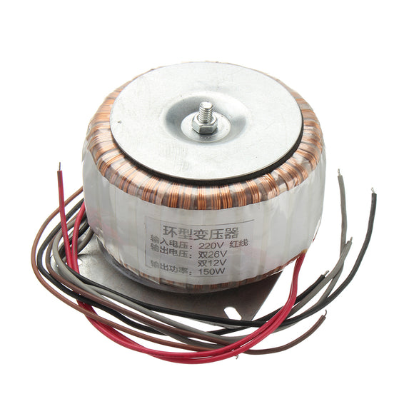 AC220V to Dual 26V+12V 150W+150W Toroidal Transformer Power Supply Suitable For High Power 150W Amplifier Board