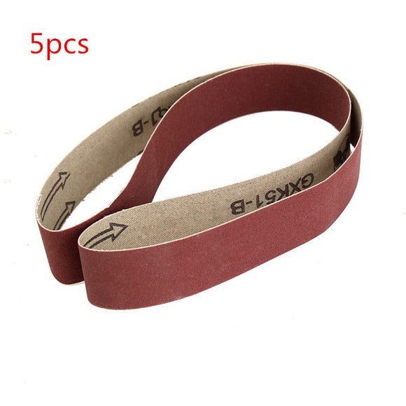 5pcs 25x762mm 320 Grit Aluminium Oxide Sanding Belt Abrasive Sanding Belt