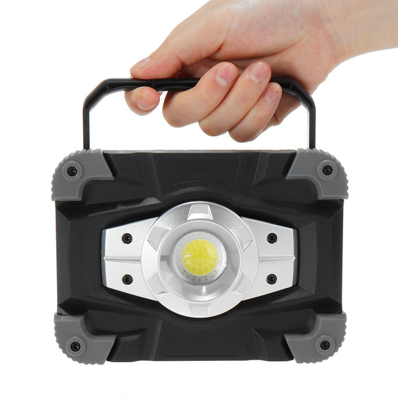 50W COB LED USB Work Light Waterproof 4 Modes Flood Lamp Spotlight  Outdoor Camping Emergency Lantern