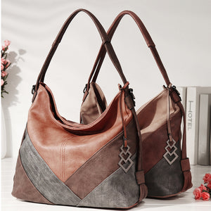 Brenice Women Multi-carry Casual Patchwork Tote Bag Crossbody Bag Shoulder Bag Handbag