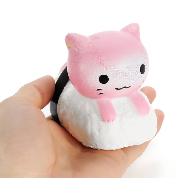 Squishy Sushi Cat Kitten 9.5cm Slow Rising Collection Gift Decor Soft Squeeze Toy