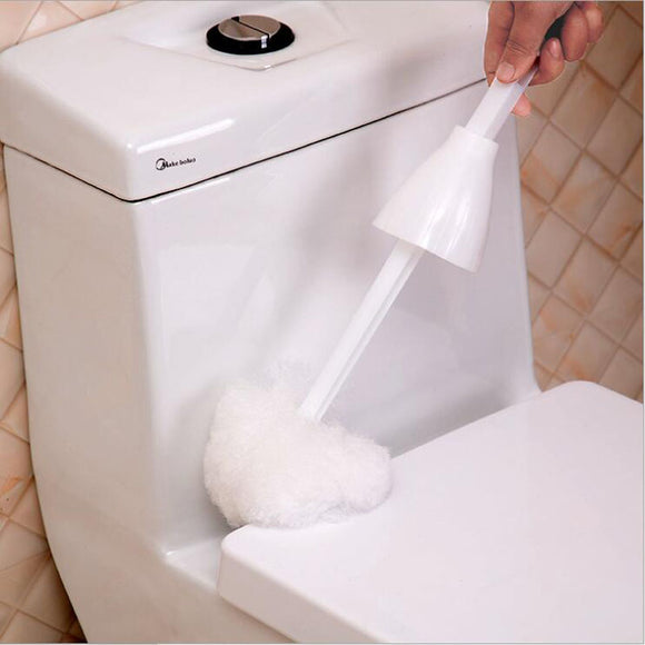 Squeeze Water Type Toilet Brush Multifunction Soft Fur Toilet Cleaning Brush Hygiene Brush