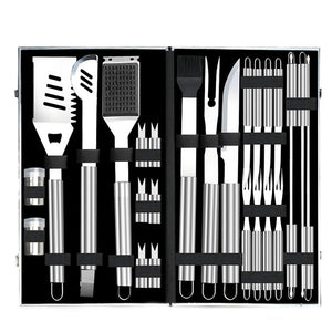 10/18/26 Pcs Barbecue Tools Outdoor Camping BBQ Tong Knife Fork Combination Set