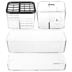 Cosmetic Organizer Makeup Boxes Holder Jewelry Clear Storage Case Box Container