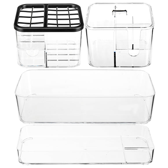 Cosmetic Organizer Makeup Boxes Holder Jewelry Clear Storage Case Box Container