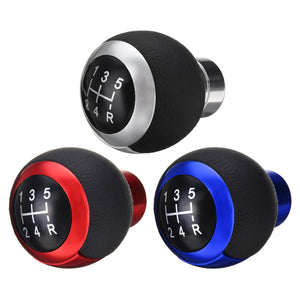 Car Auto Aluminum 5 Speed Manual Gear Stick Shift Knob Lever Shifter