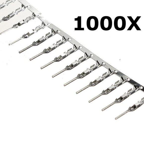 1000 Pcs 2.54mm Dupont Jumper Wire Cable Male Pin Connector Terminal