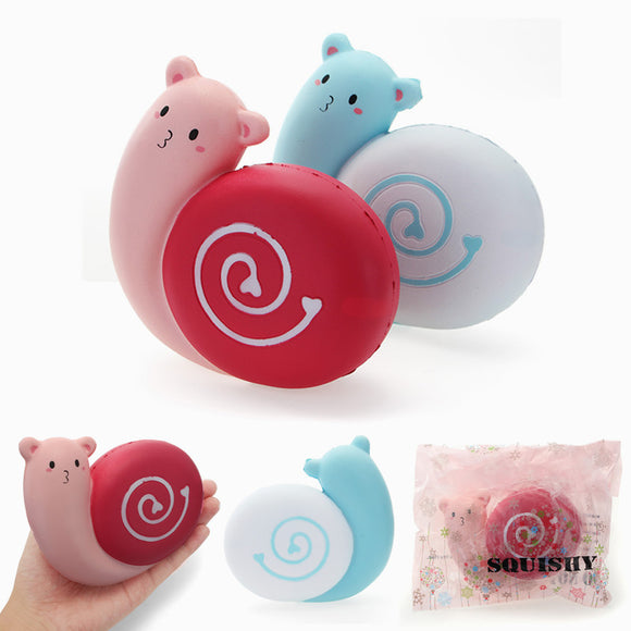 NO NO Squishy Snail 12cm Soft Sweet Slow Rising With Packaging Collection Gift Decor Toy