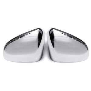 Car Chrome Side Door Wing Mirror Cover Caps Pair for Nissan Qashqai +2 I 2007-2013