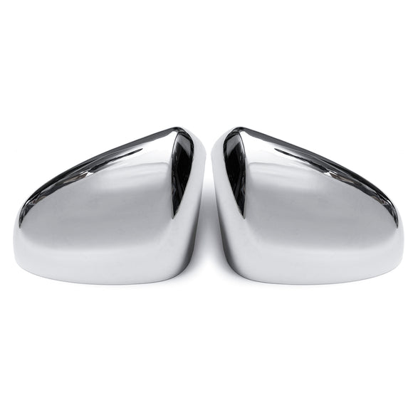 Car Chrome Side Door Wing Mirror Cover Caps Pair for Nissan Qashqai +2 I 2007-2013