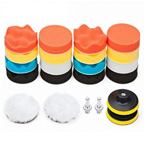 22pcs 3 Inch Polishing Disc Sponge Plishing Pad Wheel Buffing Pad