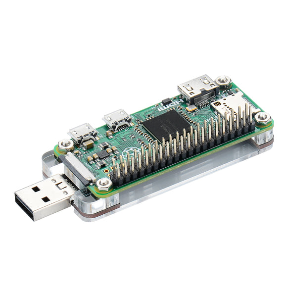 USB Dongle With Acrylic Shield for Raspberry Pi Zero / Zero W