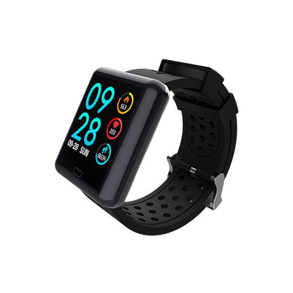 Bakeey M9 Full Touch Screen Heart Rate Blood Pressure O2 Monitor bluetooth Music Smart Watch