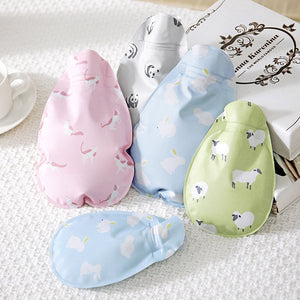 Cute Cartoon Animal Cloth Hot Water Bag Warm Hand Bag Water Injection Hot Water Bottle Therapy Winte