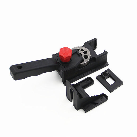 Woodworking Quick Doweling Jig Handheld Dowel Jig 3/3.3/4/4.2/5/6/6.8/8/10mm Hole Drill Guide