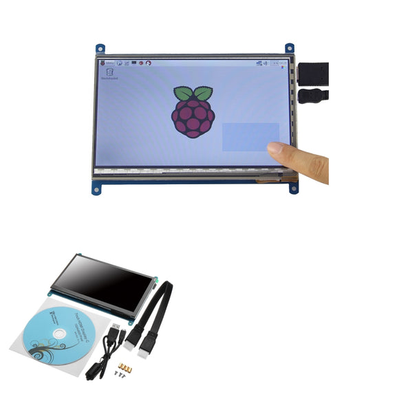 Geekcreit 7 Inch 1024 x 600 HD Capacitive IPS LCD Display Support Raspberry pi / Banana Pi