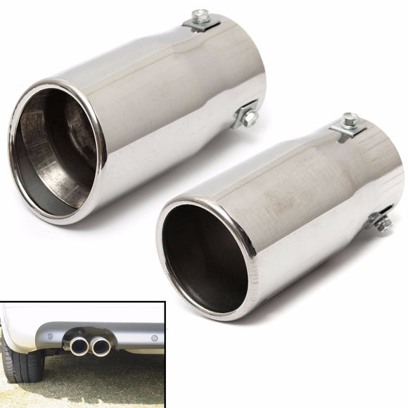 Universal Stainless Steel Car Auto Exhaust Tailpipe Tip Diesel Trim Muffler