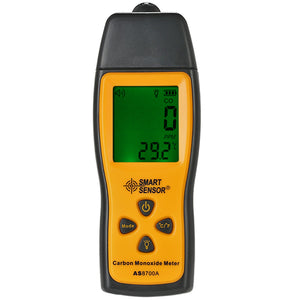 SMARTSENSOR AS8700A Handheld LCD CO Gas Analyzer Carbon Monoxide Tester Gas Detector 0-1000ppm