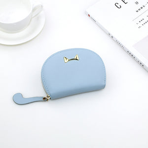 Women Faux Leather Cartoon Style Coin Purse Card Holder