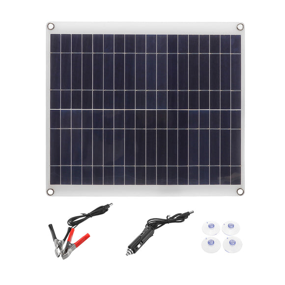50W 18V 435*200*2.5mm Polycrystalline Solar Panel for RV Roof/Boat