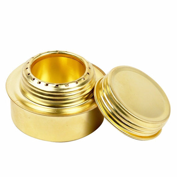 Camping Picnic Brass Spirit Alcohol Stove Combustor Portable Picnic BBQ Burner Furnace