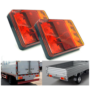 CNSUNNYLIGHT 12V LED Car Rear Tail Lights Brake Turn Signal Lamp Waterproof for Trunk Trailer