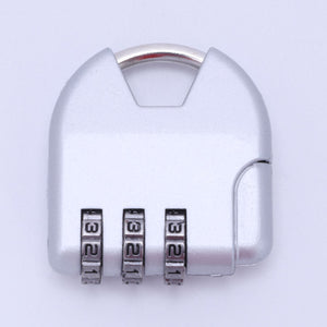 Combination Triangle Travel Suitcase Luggage Padlock Password Lock Zinc Alloy Security Lock