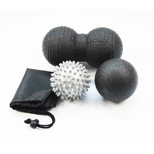 1 Set EPP Fitness Peanut Massage Ball Yoga Ball Trigger Point Ball Shoulder Back Legs Rehabilitation