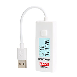 UNI-T UT658B Digital USB Testers Testable Stable Input Voltage Range From 3V to 9.0V with LCD