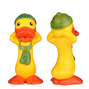 Cikoo Baby Bathing Play Water Toy Discolor Duck Water Gun Sensing Temperature Duck Toys